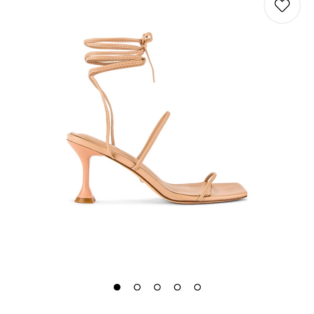 Raye Tan Strappy Heels